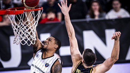 Baschet masculin: UBT Cluj, a şaptea victorie în Liga Adriatică, scor 105-87, cu KK Split