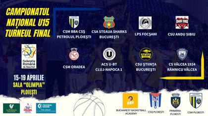 Ziua a doua a Turneului Final U15 a adus în prim plan mai multe favorite la titlu