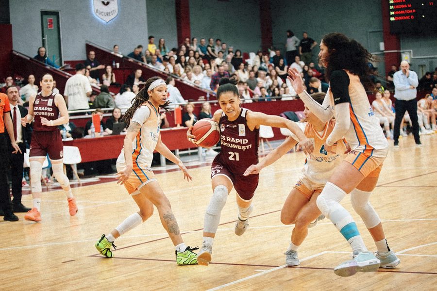 CSM Târgovişte – Rapid Bucureşti 61-81, în al treilea meci din finala Ligii Naţionale de Baschet feminin