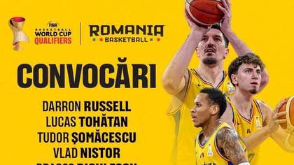 Lotul României pentru meciurile cu Grecia şi Muntenegru din calificările World Cup 2027