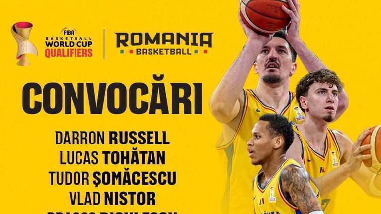 Lotul României pentru meciurile cu Grecia şi Muntenegru din calificările World Cup 2027