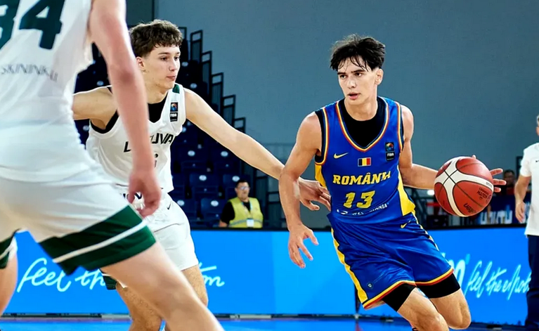 Sebastian Lăpuşte, convocat la nici 16 ani în lotul naţionalei de baschet!