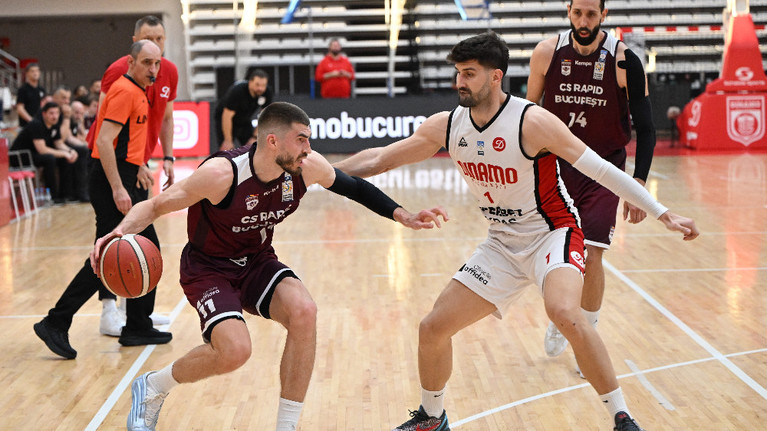 VIDEO | Rapid - Dinamo 62-87. Noul sezon din Liga Naţională începe cu o diferenţă mare de scor
