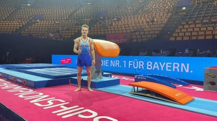 Gimnastică ǀ Gabriel Burtanete, locul 5 în finală la sărituri, la Campionatele Europene de la Munchen
