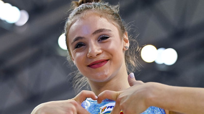 Ambiţii mari pentru noua stea a gimnasticii româneşti. ”Vă promit că anul acesta o să fiu campioană mondială şi europeană”