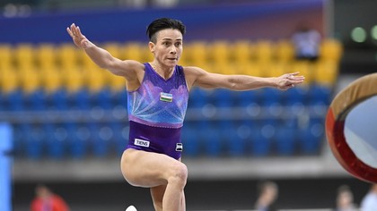 Legendara gimnastă Oksana Chusovitina a sărbătorit împlinirea a 50 de ani cu o medalie de argint la World Challenge Cup