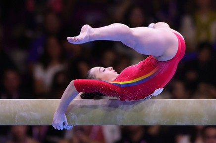 Alexia Blănaru, medalie de aur în finală la bârnă, din cadrul World Challenge Koper