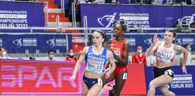 Mikloş Andrea, locul 6 în finală la 400 metri, la CE indoor de la Torun