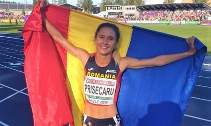 Claudia Prisecaru, locul 6 în finala de 3.000 de metri obstacole, din cadrul europenelor de atletism