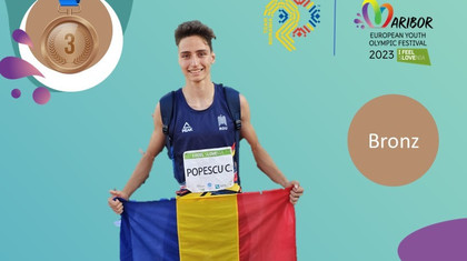 Cristian Popescu, medalie de bronz la săritura în lungime de la FOTE