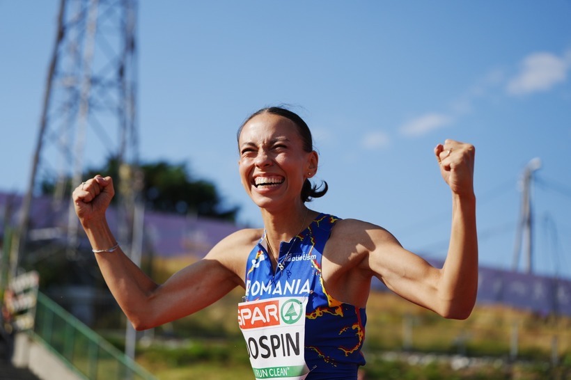 Alexia Ioana Dospin, medalie de aur în finală la triplusalt, la Campionatele Europene U23
