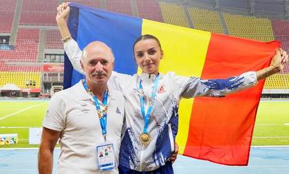 Daria Vrînceanu, medalie de argint la triplusalt, la Campionatele Europene U20, cu cea mai bună performanţă din carieră
