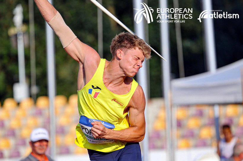 Narcis Popescu, locul 11 în finală la aruncarea suliţei, la Campionatele Europene U20