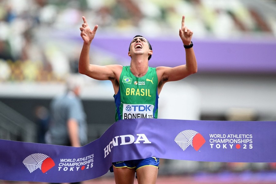 Brazilianul Caio Bonfim s-a impus la 20 km marş, în cadrul Campionatelor Mondiale de Atletism