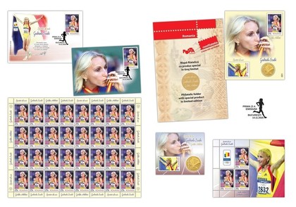 Romfilatelia, timbru aniversar pentru Gabriela Szabo. Marea atletă împlineşte 50 de ani
