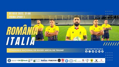 VIDEO | Naţionala de rugby joacă pe Prima Sport! ”Stejarii” au un super amical cu Italia, pe 1 iulie, în direct pe Prima Sport 1