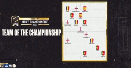 Patru români, în echipa ideală a ediţiei 2023 a Rugby Europe Championship
