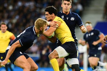 Încă un eşec zdrobitor la mondialul de rugby. ”Stejarii” au fost făcuţi aşchii de Scoţia