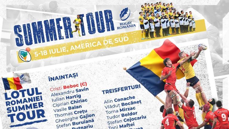 Naţionala de rugby a plecat în Chile pentru startul Summer Tour. Lotul anunţat de federaţie