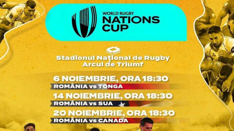 Rugby Nations Cup se mută în noiembrie la Bucureşti. Tonga, SUA şi Canada, adversarele ”Stejarilor”
