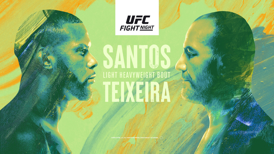UFC Fight Night: Santos vs Teixeira, LIVE pe Look Sport 3 Motors&Fights, duminică, de la 05:00