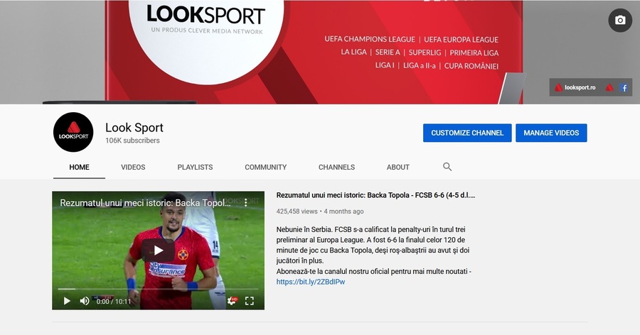 Intră în comunitatea Look Sport de pe YouTube!