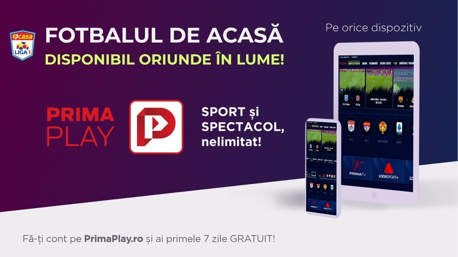 Canalele grupului Clever sunt online, pe PRIMAPLAY.RO - singura platformă pe care diaspora poate urmări fotbalul de acasă