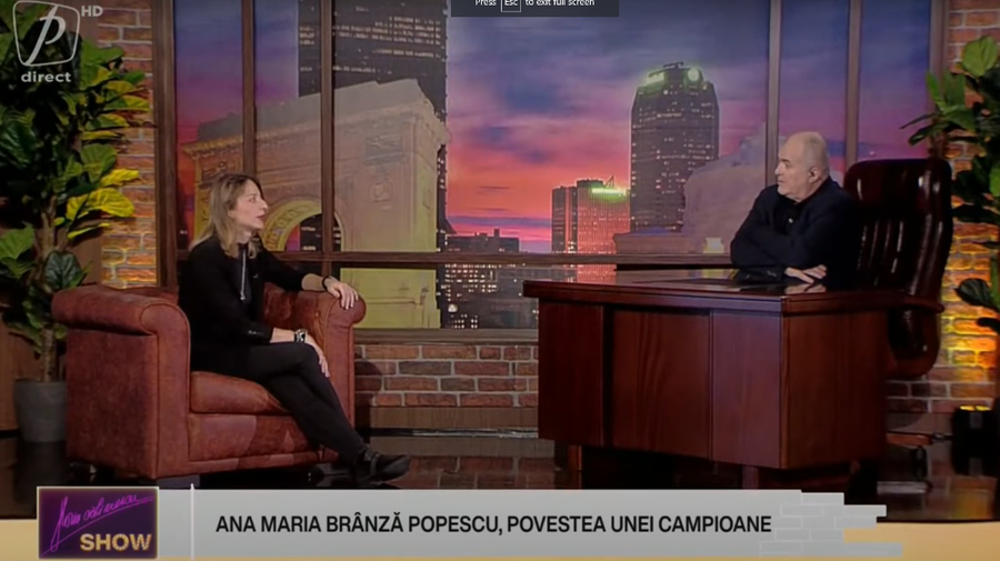 VIDEO ǀ Cum a renunţat Ana-Maria Popescu la tenis pentru scrimă: ”Făceam o trăsnaie, eram trimisă să bat mingea la perete”