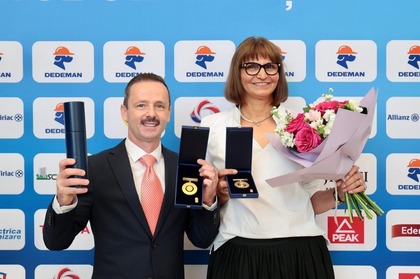 Valeria Răcilă van Groningen şi Marius Urzică, onoraţi cu Ordinul Excelenţa Olimpică al COSR