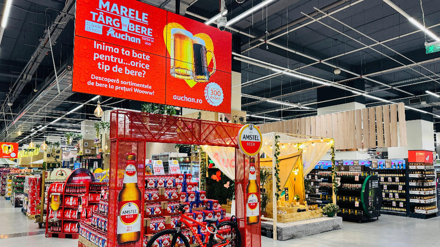 Fie că e fotbal, tenis sau Formula 1, la Târgul de Bere Auchan găseşti băutura perfectă pentru fiecare repriză