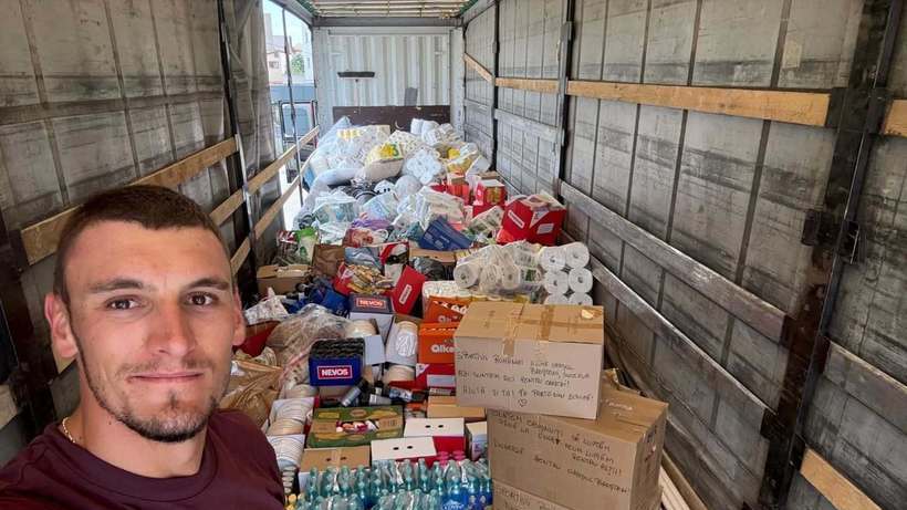 Acţiune de strângere de ajutoare pentru locuitorii din Broşteni, la iniţiativa campionului olimpic Andrei Cornea