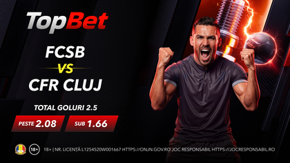 FCSB - CFR Cluj şi alte meciuri de urmărit în weekend