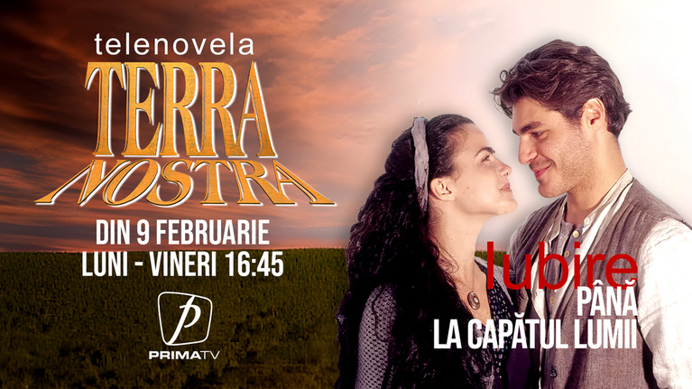O poveste care a emoţionat milioane de telespectatori debutează pe micul ecran: Terra Nostra intră în grila Prima TV