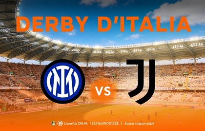 Inter Milano - Juventus, al 255-lea episod din Derby d’Italia. Ce cote oferă 888 Sport