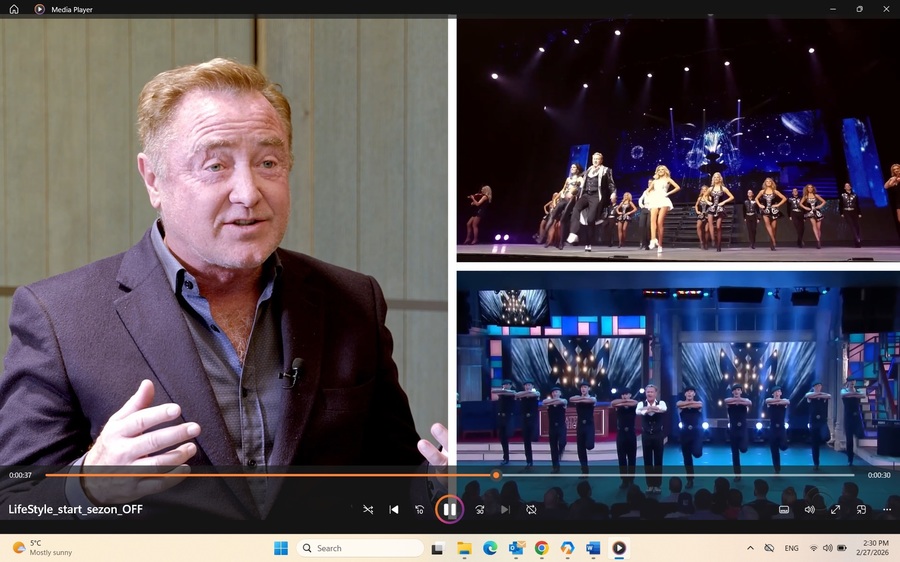 Michael Flatley deschide noul sezon Life & Style cu Maria Andrei: o întâlnire spectaculoasă cu legenda Lord of the Dance