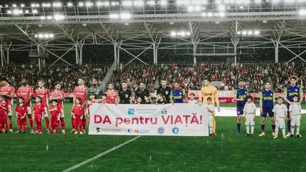 Campania ”Pase pentru Viaţă” a ajuns pentru prima dată pe stadionul ”Arcul de Triumf”