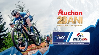Auchan susţine viitorii campioni ai ciclismului european la Cheile Grădiştei, gazda Campionatului European de MTB pentru Tineret