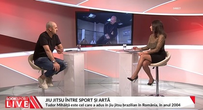SPECIAL Look Sport LIVE | Tudor Mihăiţă, fiul actorului George Mihăiţă, unul dintre cei mai buni antrenori de MMA din România: "Jiu Jitsu m-a ales pe mine!"