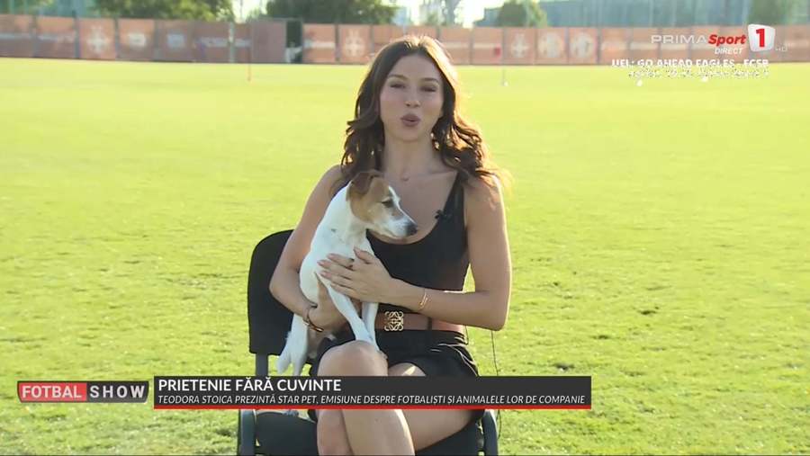 Star Pet aduce în prim-plan legătura dintre sportivi şi animalele lor de suflet! Emisiunea prezentată de Teodora Stoica, fiica lui Mihai Stoica, se vede în direct pe Prima Sport!