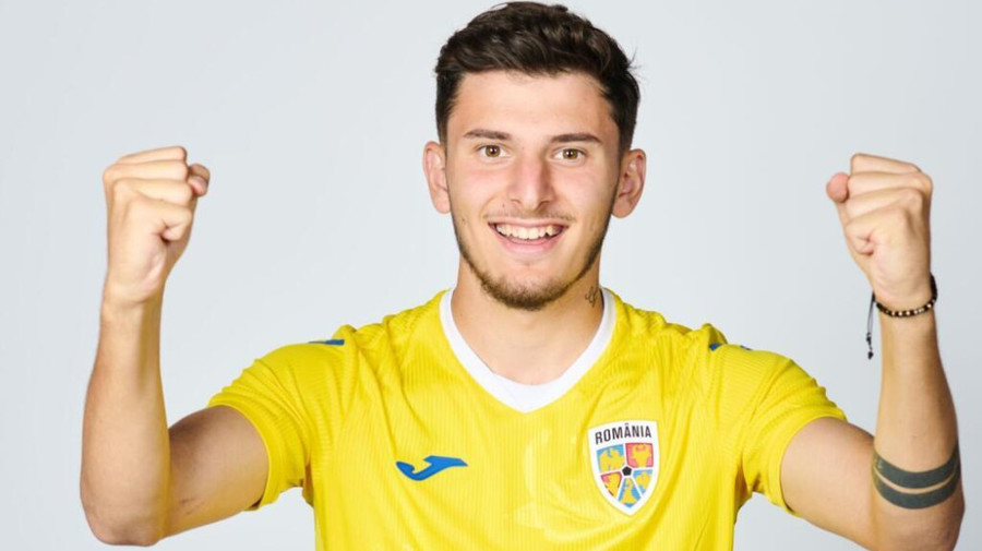 VIDEO ǀ Ianis Stoica vrea să dea lovitura şi la naţionala de tineret. ”Mă simt foarte mândru că îmbrac tricoul României”