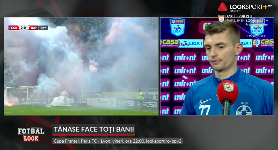 VIDEO | "Ţi-ai făcut bagajele?". Răspunsul lui Tănase legat de transferul în Emirate, analiza derby-ului şi mesajul pentru rivalii din Giuleşti