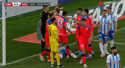 VIDEO | Horaţiu Feşnic, inspirat în startul meciului FCSB - U. Craiova. Golul lui Edjouma, anulat corect
