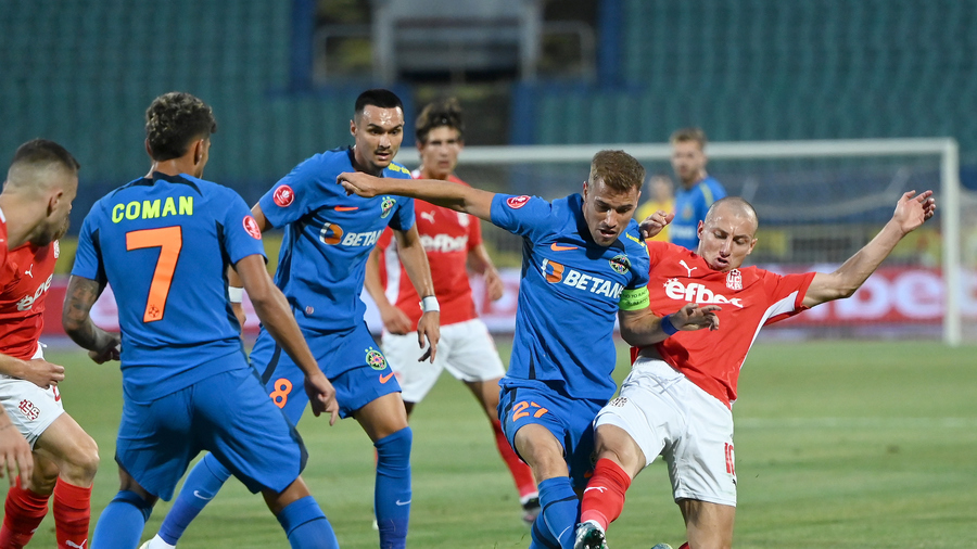 CSKA 1948 Sofia - FCSB 0-1. Magnificul Coman, decisiv cu bulgarii, care au ratat mult pe final de meci