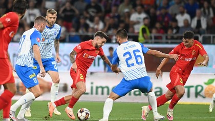 LIVE VIDEO ǀ FCSB – Universitatea Craiova 3-0. ”Roş-albaştrii” au rezolvat derby-ul din prima repriză fără Coman şi Pantea