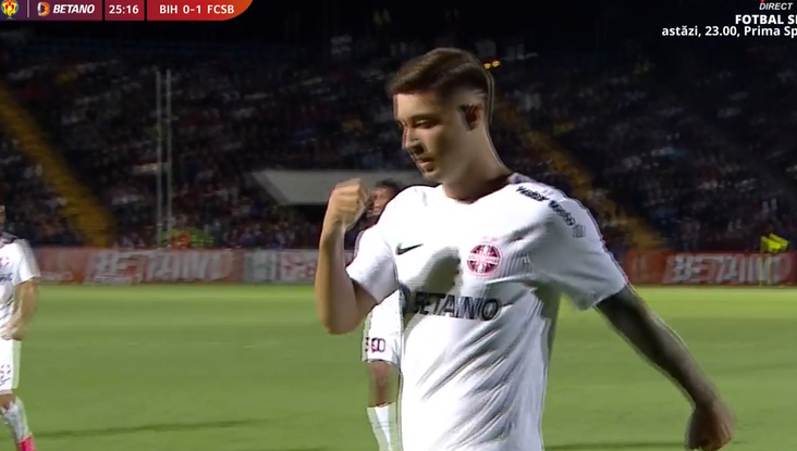 VIDEO | Revanşa lui Miculescu. Gol spectaculos din cădere în meciul de Cupă cu Oradea