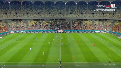 Are FCSB cei mai mulţi fani din ţară? A bătut vântul pe National Arena la partida cu Hermannstadt  | VIDEO