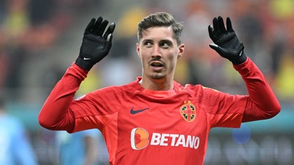 David Miculescu, după ce a marcat în FCSB - UTA 4-0. ”Asta îmi doresc tot timpul”