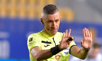 Radu Petrescu arbitrează confruntarea Rapid – FCSB