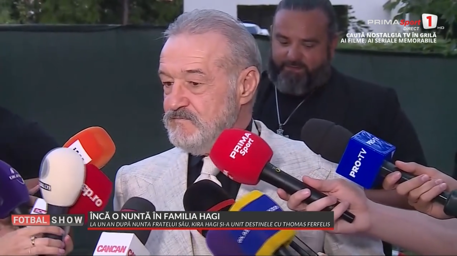 ”Eşti titular în toate meciurile!” . Prezent la nunta Kirei, Gigi Becali s-a dus direct la Ianis Hagi şi i-a propus să vină la FCSB! Răspunsul primit de patronul campioanei 