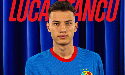 Luca Stancu, prezentat oficial de FCSB. ”Clubul nostru îi urează bun-venit şi să aibă parte de mult succes”
